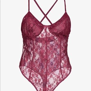 Free people runaway lace bodysuit